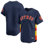 Kooe H.Astros Navy Home Limited Blank Player Stitched Jerseys