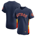 Kooe H.Astros Navy Limited Elite Home Blank Player Stitched Jerseys