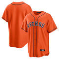 Kooe H.Astros Orange Home Game Blank Player Stitched Jerseys
