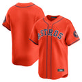 Kooe H.Astros Orange Home Limited Blank Player Stitched Jerseys