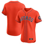 Kooe H.Astros Orange Home Limited Elite Blank Player Stitched Jerseys