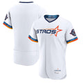 Kooe H.Astros White City Connect Limited Elite Home Blank Player Stitched Jerseys