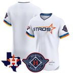 Kooe H.Astros White City Connect Texas Patch Vapor Premier Blank Player Limited Elite Home Stitched Jerseys