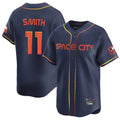 Kooe H.Astros #11 Cam Smith Player Navy City Connect Home Limited Stitched Jerseys
