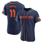 Kooe H.Astros #11 Cam Smith Player Navy City Connect Limited Elite Home Stitched Jerseys