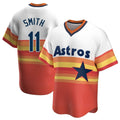 Kooe H.Astros #11 Cam Smith Player Rainbow Cooperstown Collection T-shirt Stitched Jerseys