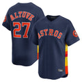 Kooe H.Astros #27 Jose Altuve Player Navy Home Limited Stitched Jerseys