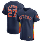Kooe H.Astros #27 Jose Altuve Player Navy Limited Elite Home Stitched Jerseys