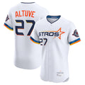 Kooe H.Astros #27 Jose Altuve Player White City Connect Limited Elite Home Stitched Jerseys