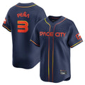 Kooe H.Astros #3 Jeremy Pe?a Player Navy City Connect Home Limited Stitched Jerseys