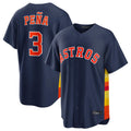 Kooe H.Astros #3 Jeremy Pe?a Player Navy Home Game Stitched Jerseys