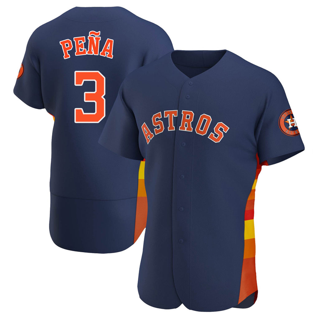 Kooe H.Astros #3 Jeremy Pe?a Player Navy Home Limited Elite Stitched Jerseys