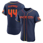 Kooe H.Astros #44 Yordan Alvarez Player Navy City Connect Limited Elite Home Stitched Jerseys