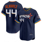 Kooe H.Astros #44 Yordan Alvarez Player Navy City Connect Limited Home Stitched Jerseys