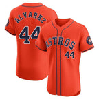 Kooe H.Astros #44 Yordan Alvarez Player Orange Home Limited Elite Stitched Jerseys