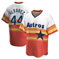 Kooe H.Astros #44 Yordan Alvarez Player Rainbow Cooperstown Collection T-shirt Stitched Jerseys