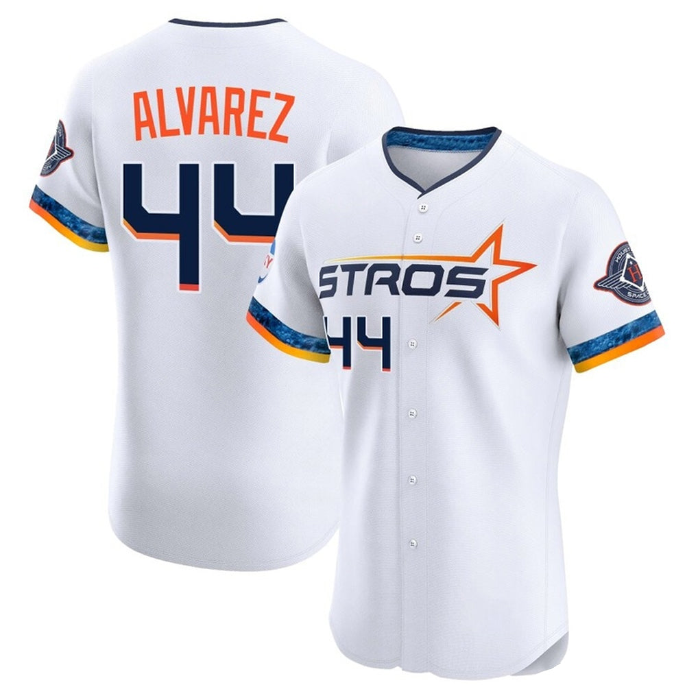 Kooe H.Astros #44 Yordan Alvarez Player White City Connect Limited Elite Home Stitched Jerseys