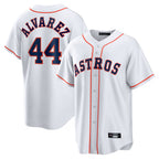 Kooe H.Astros #44 Yordan Alvarez Player White Home Game Stitched Jerseys