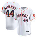 Kooe H.Astros #44 Yordan Alvarez Player White Home Limited Stitched Jerseys