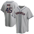 Kooe H.Astros #45 Tatsuya Imai Player Gray Home Game Stitched Jerseys