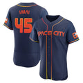 Kooe H.Astros #45 Tatsuya Imai Player Navy City Connect Limited Elite Home Stitched Jerseys
