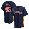 Kooe H.Astros #45 Tatsuya Imai Player Navy Home Game Stitched Jerseys