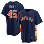 Kooe H.Astros #45 Tatsuya Imai Player Navy Home Game Stitched Jerseys