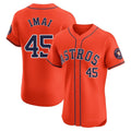 Kooe H.Astros #45 Tatsuya Imai Player Orange Home Limited Elite Stitched Jerseys