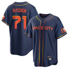 Kooe H.Astros #71 Josh Hader Player Navy City Connect Home Game Stitched Jerseys