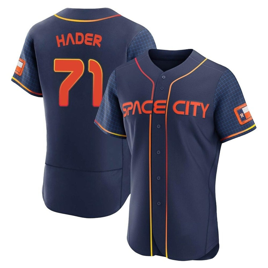 Kooe H.Astros #71 Josh Hader Player Navy City Connect Limited Elite Home Stitched Jerseys