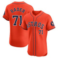 Kooe H.Astros #71 Josh Hader Player Orange Home Limited Elite Stitched Jerseys