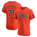 Kooe H.Astros #71 Josh Hader Player Orange Home Limited Elite Stitched Jerseys