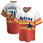 Kooe H.Astros #71 Josh Hader Player Rainbow Cooperstown Collection T-shirt Stitched Jerseys