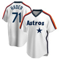 Kooe H.Astros #71 Josh Hader Player White Cooperstown Collection T-shirt Stitched Jerseys