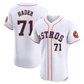 Kooe H.Astros #71 Josh Hader Player White Limited Elite Home Stitched Jerseys