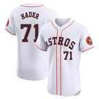 Kooe H.Astros #71 Josh Hader Player White Limited Elite Home Stitched Jerseys