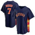 Kooe H.Astros #7 Craig Biggio Player Navy Home Game Stitched Jerseys