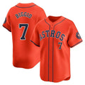Kooe H.Astros #7 Craig Biggio Player Orange Home Limited Stitched Jerseys