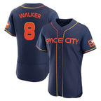 Kooe H.Astros #8 Christian Walker Player Navy City Connect Limited Elite Home Stitched Jerseys