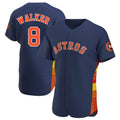 Kooe H.Astros #8 Christian Walker Player Navy Home Limited Elite Stitched Jerseys