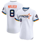 Kooe H.Astros #8 Christian Walker Player White City Connect Limited Elite Home Stitched Jerseys