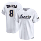 Kooe H.Astros #8 Christian Walker Player White Throwback Cooperstown Collection Limited Stitched Jerseys