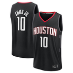 Kooe H.Rockets #10 Jabari Smith Jr. Black Fast Break Replica Player Stitched Jerseys-Statement Edition