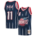 Kooe H.Rockets #11 Yao Ming Mitchell & Ness Navy 2002-2003 Hardwood Classics Swingman Stitched Jerseys
