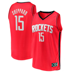 Kooe H.Rockets #15 Reed Sheppard Red 2024 Draft Fast Break Player Stitched Jerseys-Icon Edition