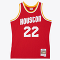 Kooe H.Rockets #22 Clyde Drexler Mitchell & Ness Red 1994-1995 Swingman Stitched Jerseys