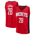 Kooe H.Rockets #28 Alperen Sengun Red Fast Break Replica Stitched Jerseys-Icon Edition