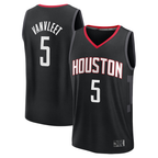 Kooe H.Rockets #5 Fred VanVleet Black Fast Break Replica Player Stitched Jerseys-Statement Edition
