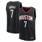 Kooe H.Rockets #7 Kevin Durant Black Fast Break Replica Player Stitched Jerseys-Statement Edition