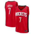 Kooe H.Rockets #7 Kevin Durant Red Fast Break Replica Player Stitched Jerseys-Icon Edition